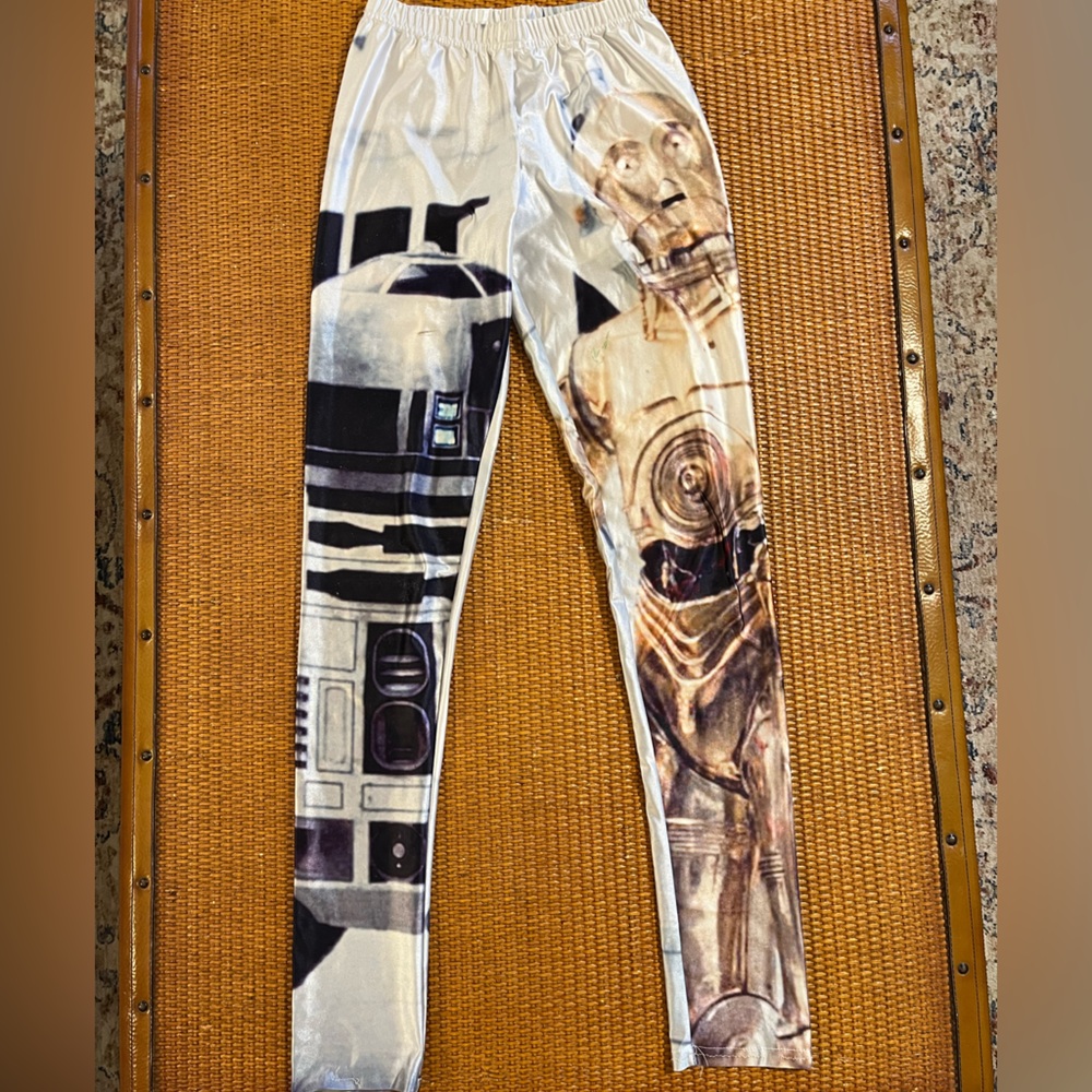 Star Wars R2D2 and C-3PO Black Milk Clothing Inspired Leggings